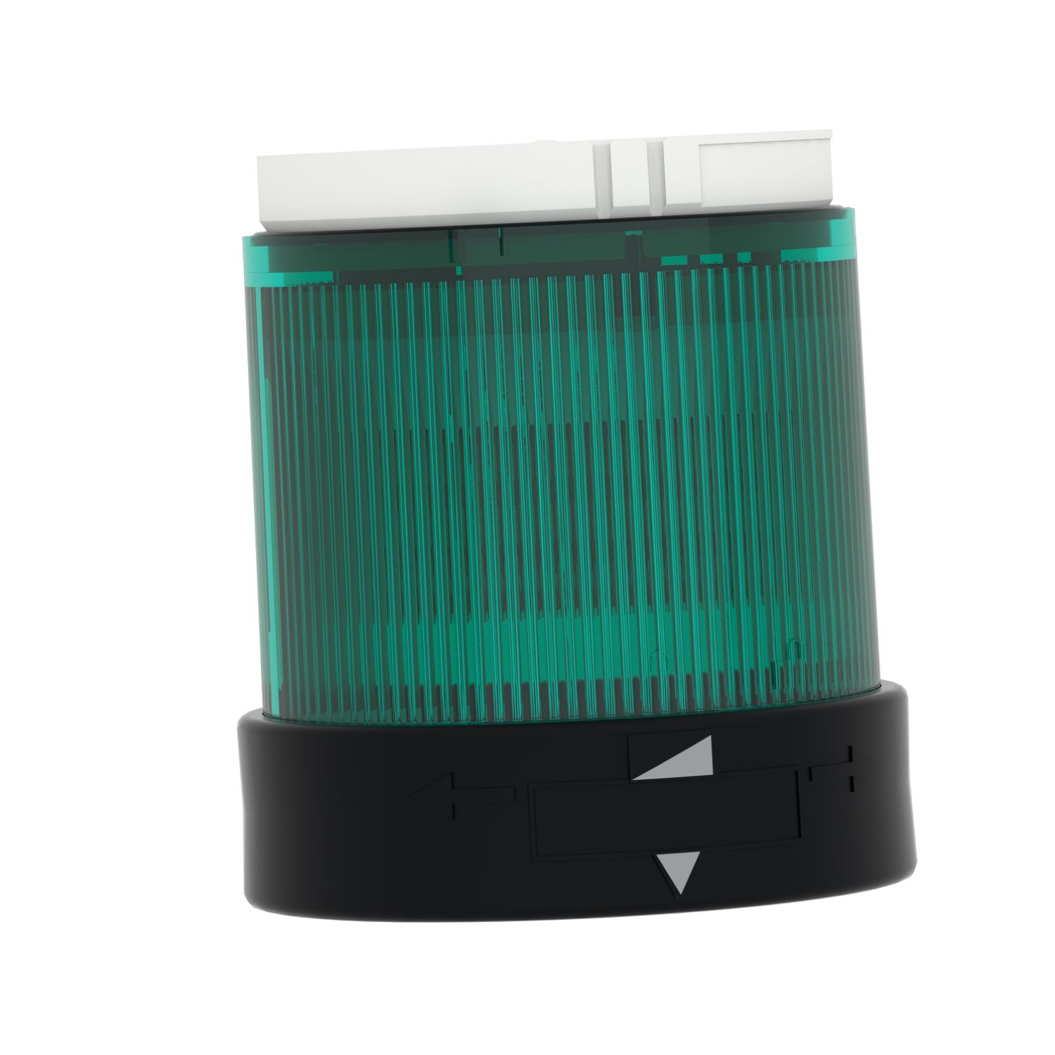 Picture of Indicator bank, Harmony XVB, illuminated unit, plastic, green, 70mm, steady, integral LED, 24V AC/DC