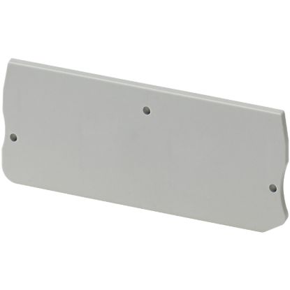Picture of Cover plate, Linergy TR, 2.2mm width, 2 points, for push-in disconnect terminal NSYTRP2, grey, Set of 50
