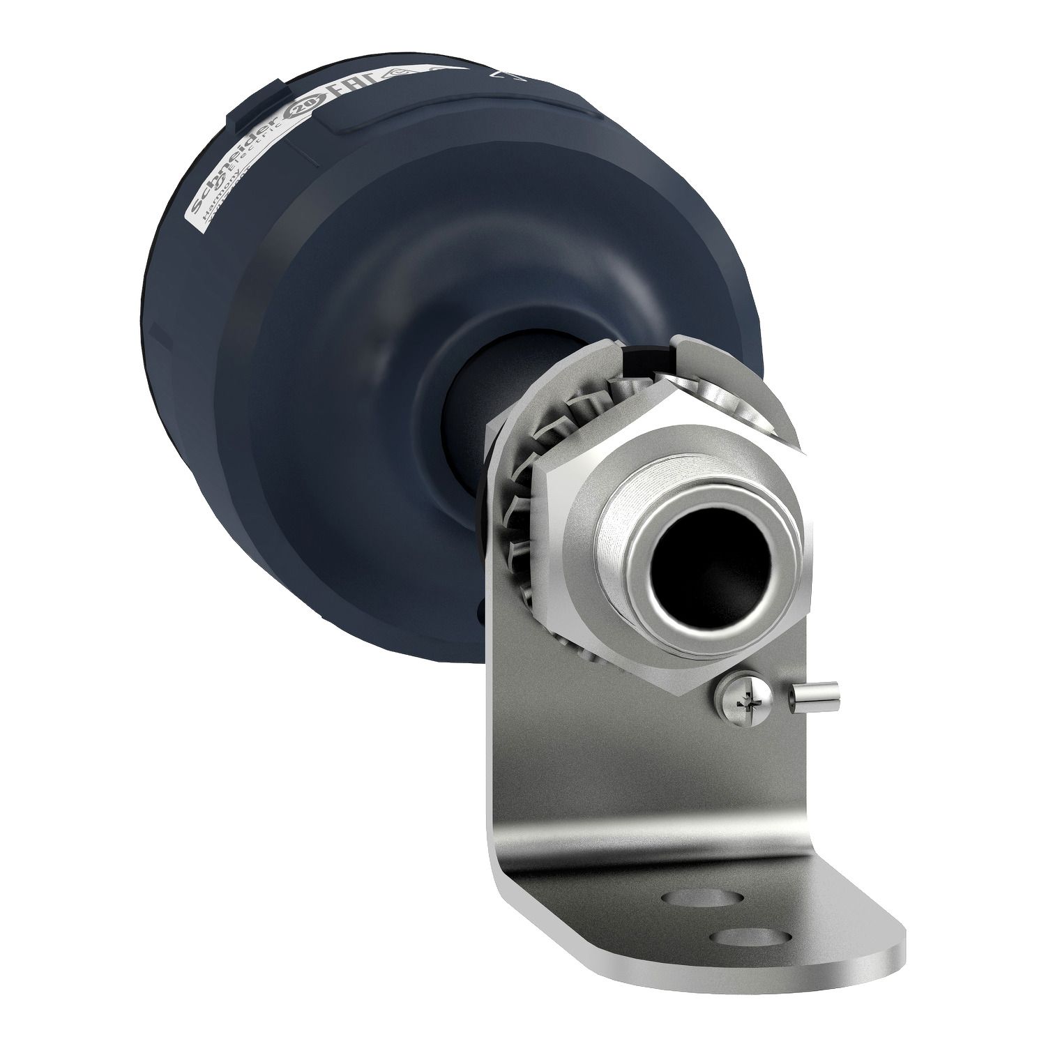 Picture of Fixing metal bracket with 100mm aluminium pole for modular tower lights, Harmony XVU, black, 60mm