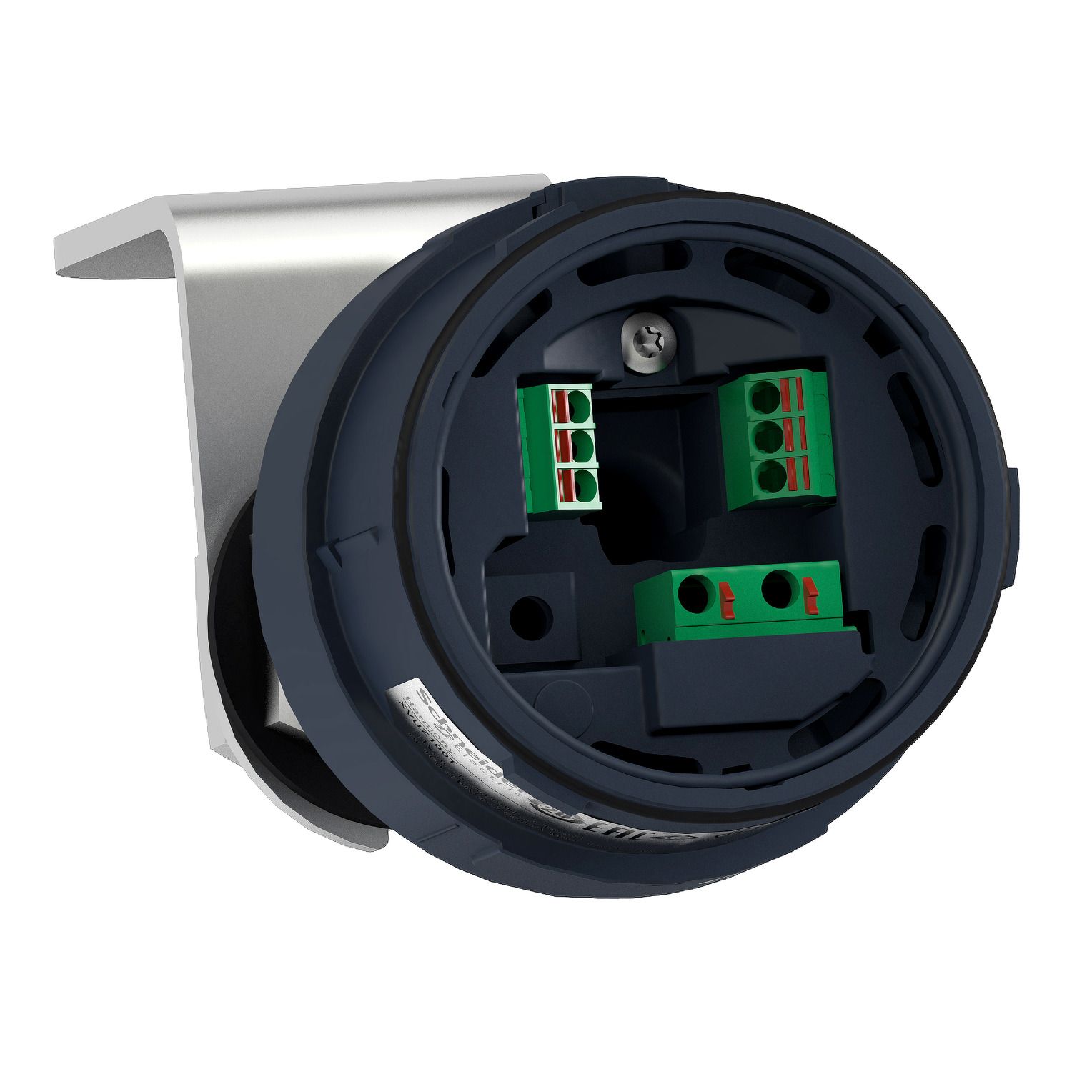 Picture of Fixing metal bracket with 100mm aluminium pole for modular tower lights, Harmony XVU, black, 60mm