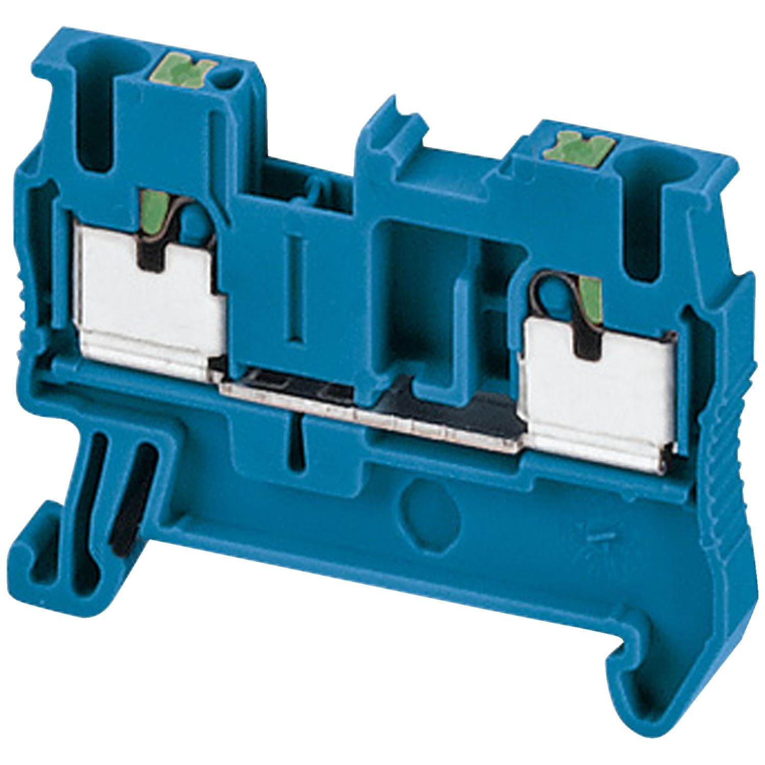 Picture of Terminal block, Linergy TR, push-in type, feed through, 2 points, 2.5mm², blue, set of 50
