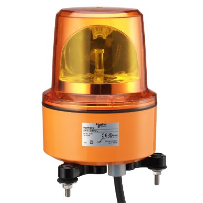 Picture of Rotating beacon, Harmony XVR, 130mm, orange, without buzzer, 120V AC