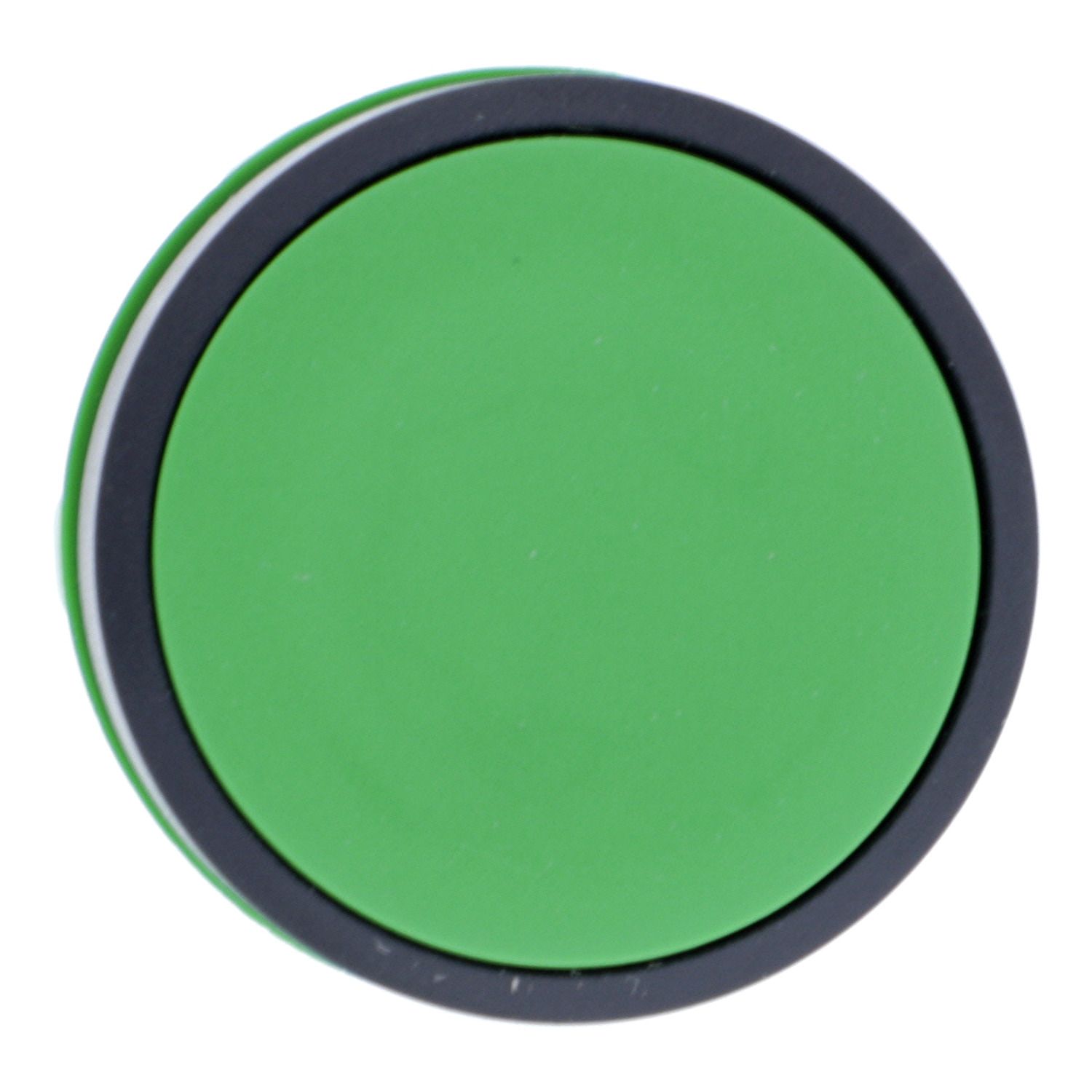 Picture of Push button head, Harmony XB5, plastic, flush, green, 22mm, spring return, unmarked