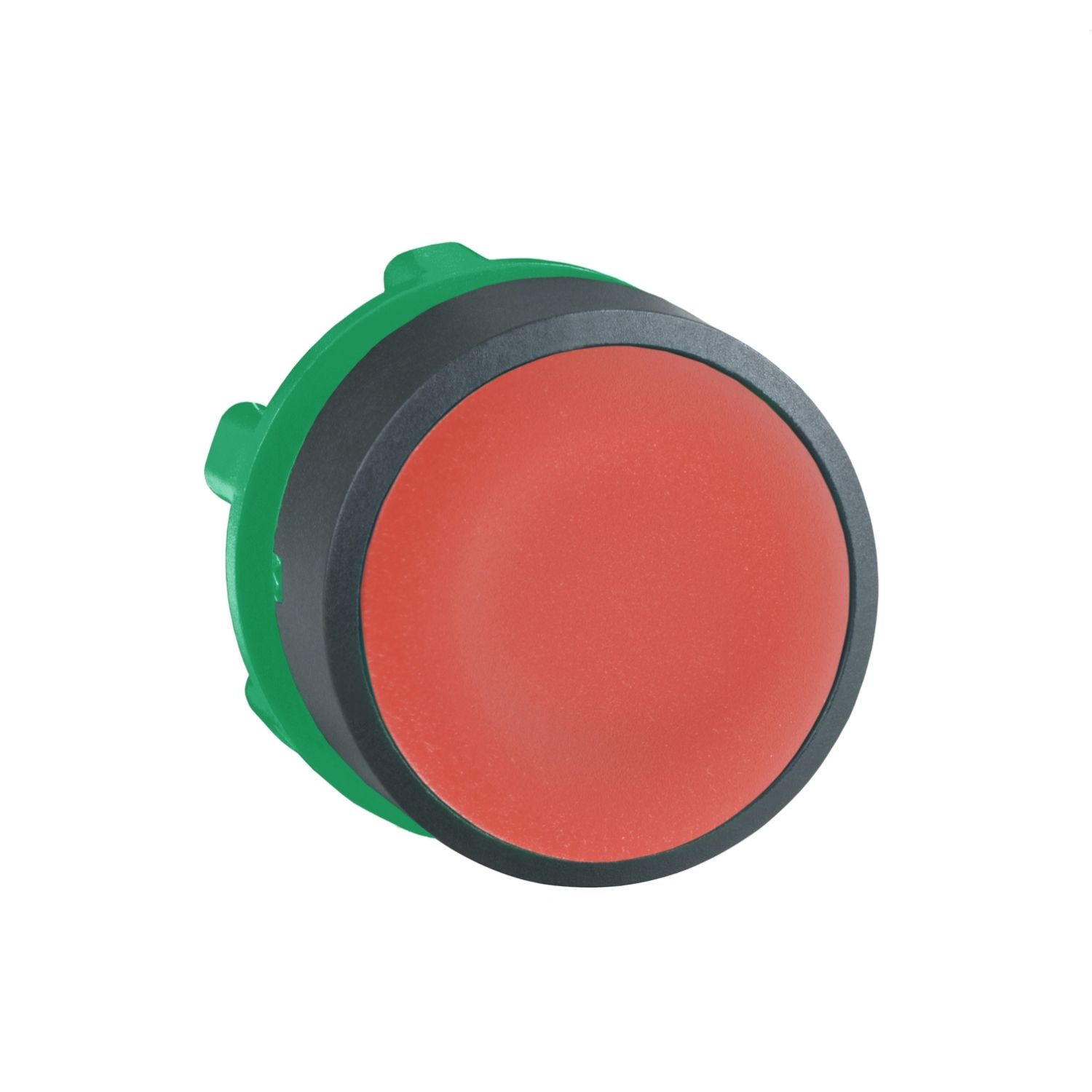 Picture of Push button head, Harmony XB5, plastic, flush, red, 22mm, spring return, unmarked