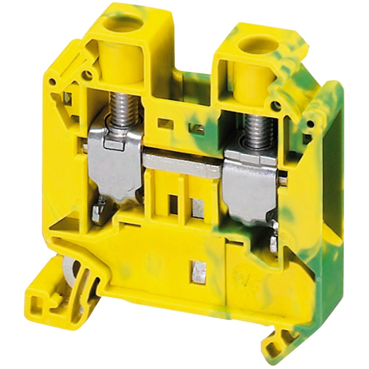 Picture of Terminal block, Linergy TR, green-yellow, 16mm2, protective earth, 2 points, Set of 50
