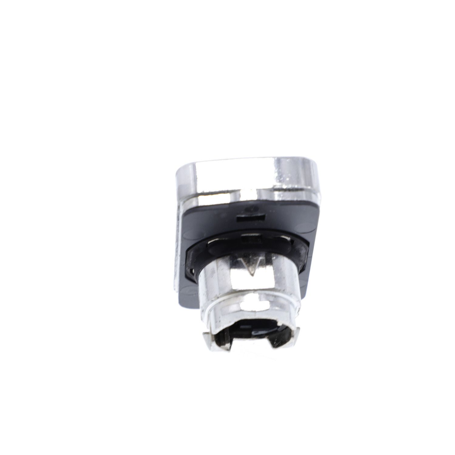 Picture of Illuminated double-headed push button head, Harmony XB4, metal, Ø22, marked, 1 green flush I + 1 pilot light + 1 red projecting O