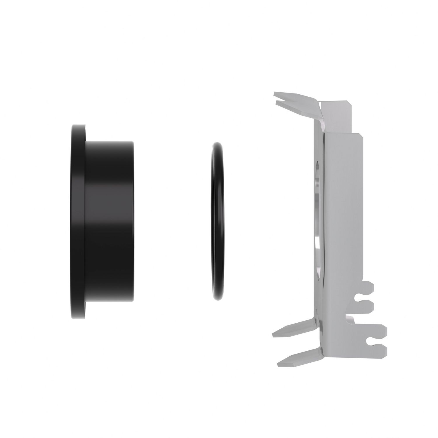 Picture of Flush mounting kit, Harmony XB4, metal, black, for push button and pilot light 22mm