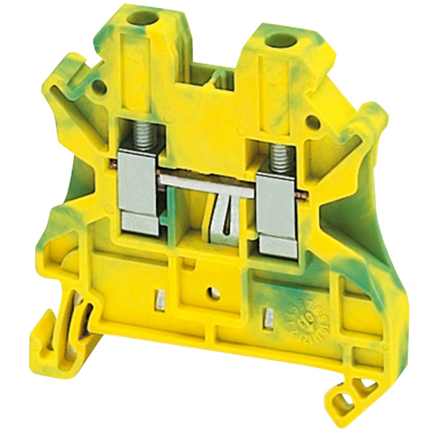 Picture of Terminal block, Linergy TR, green-yellow, 4mm2, protective earth, 2 points, Set of 50