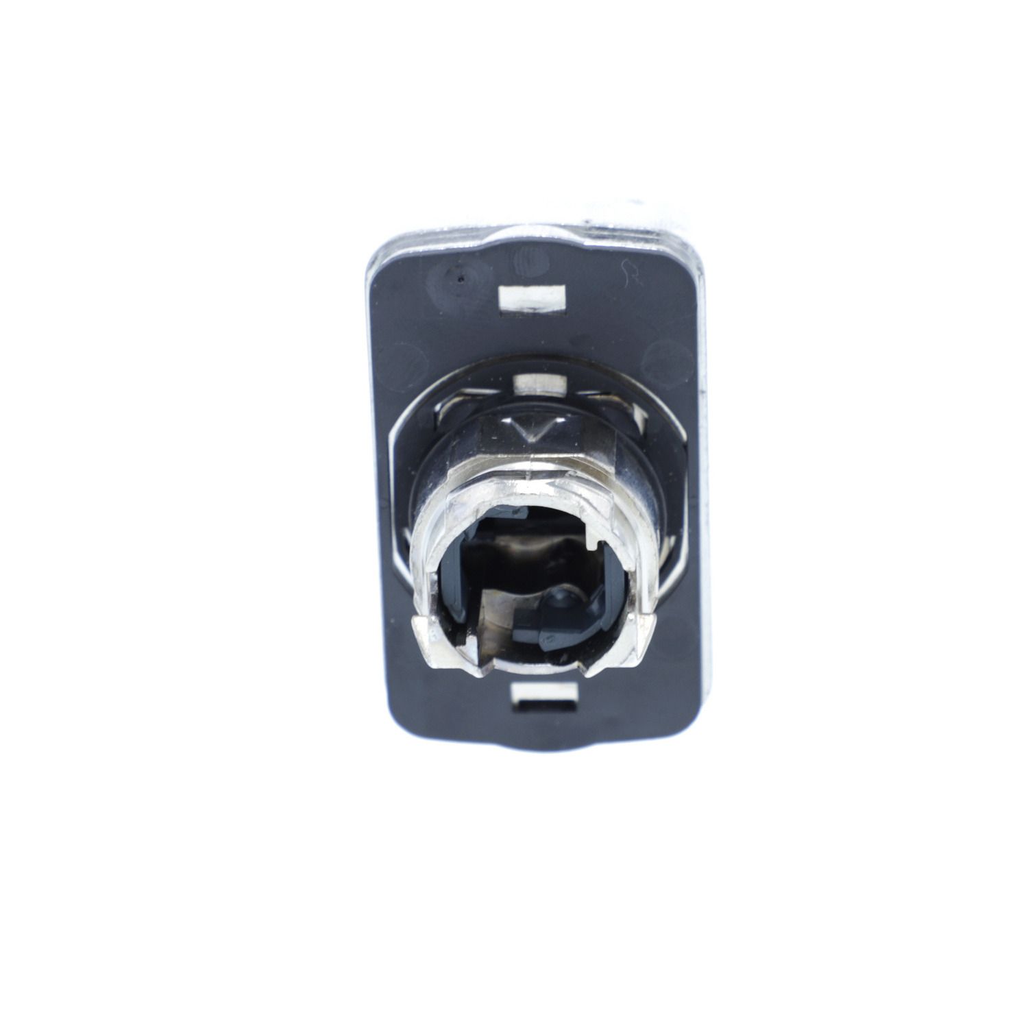 Picture of Head for double headed push button, Harmony XB4, metal, 22mm, 1 white flush marked I + 1 black flush marked O