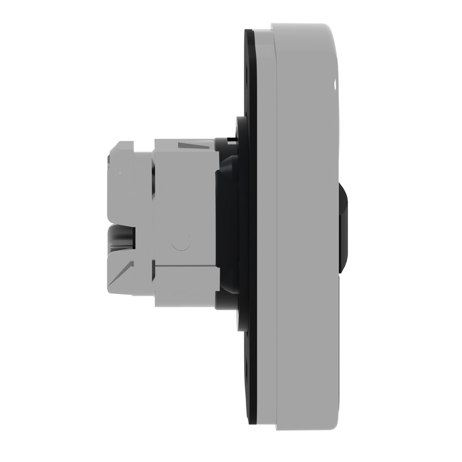 Picture of Head for double headed push button, Harmony XB4, metal, 22mm, 1 green flush marked I + 1 red flush marked O