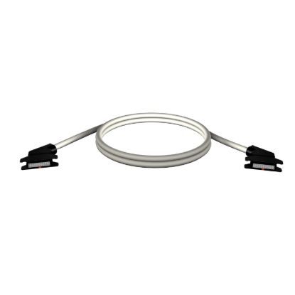 Picture of rolled ribbon connecting cable - for I/O module with HE10 connectors - 2 m
