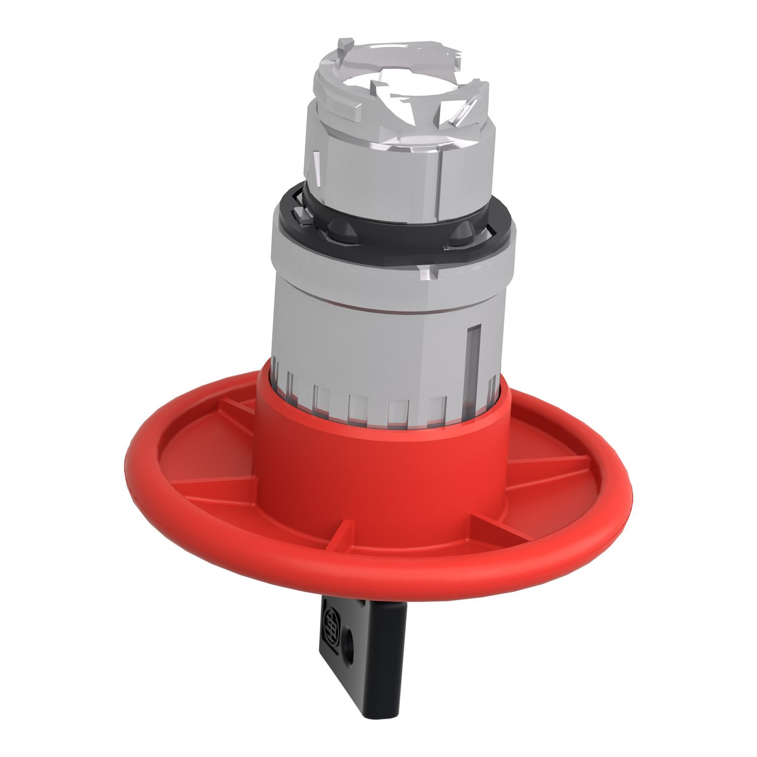 Picture of Emergency stop head, Harmony XB4, switching off, metal, red mushroom 60mm, 22mm, trigger latching key release