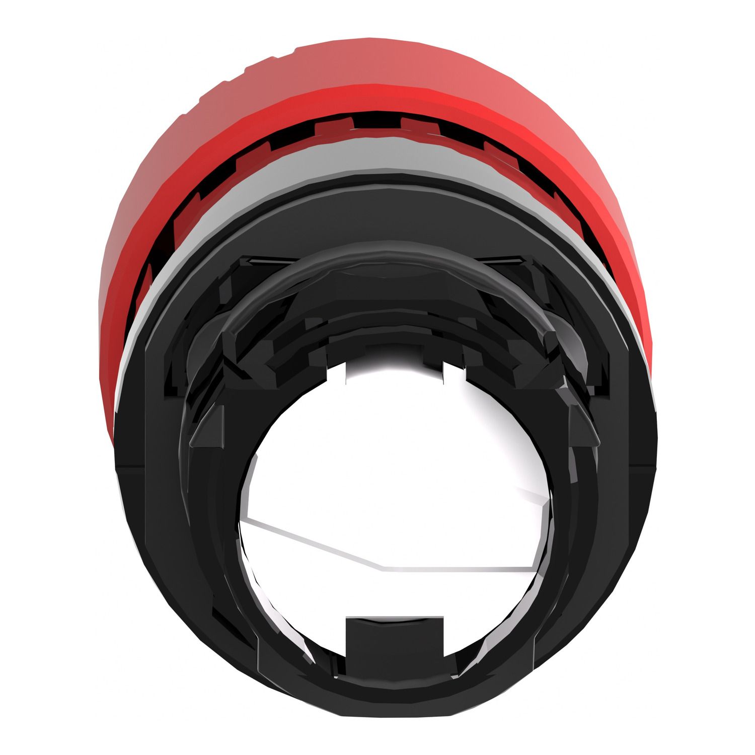 Picture of Emergency stop head, Harmony XB4, switching off, black metal, red mushroom 30mm, 22mm, trigger latching turn to release