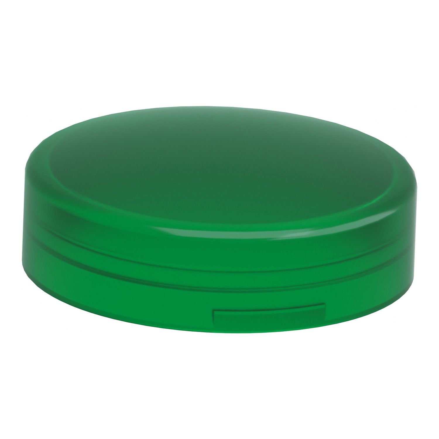 Picture of Head for pilot light, Harmony XB4, Harmony XB5, green, 22mm, universal LED, plain lens, unmarked