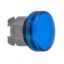 Picture of Head for pilot light, Harmony XB4, metal, blue, 22mm, plain lens for BA9s bulb
