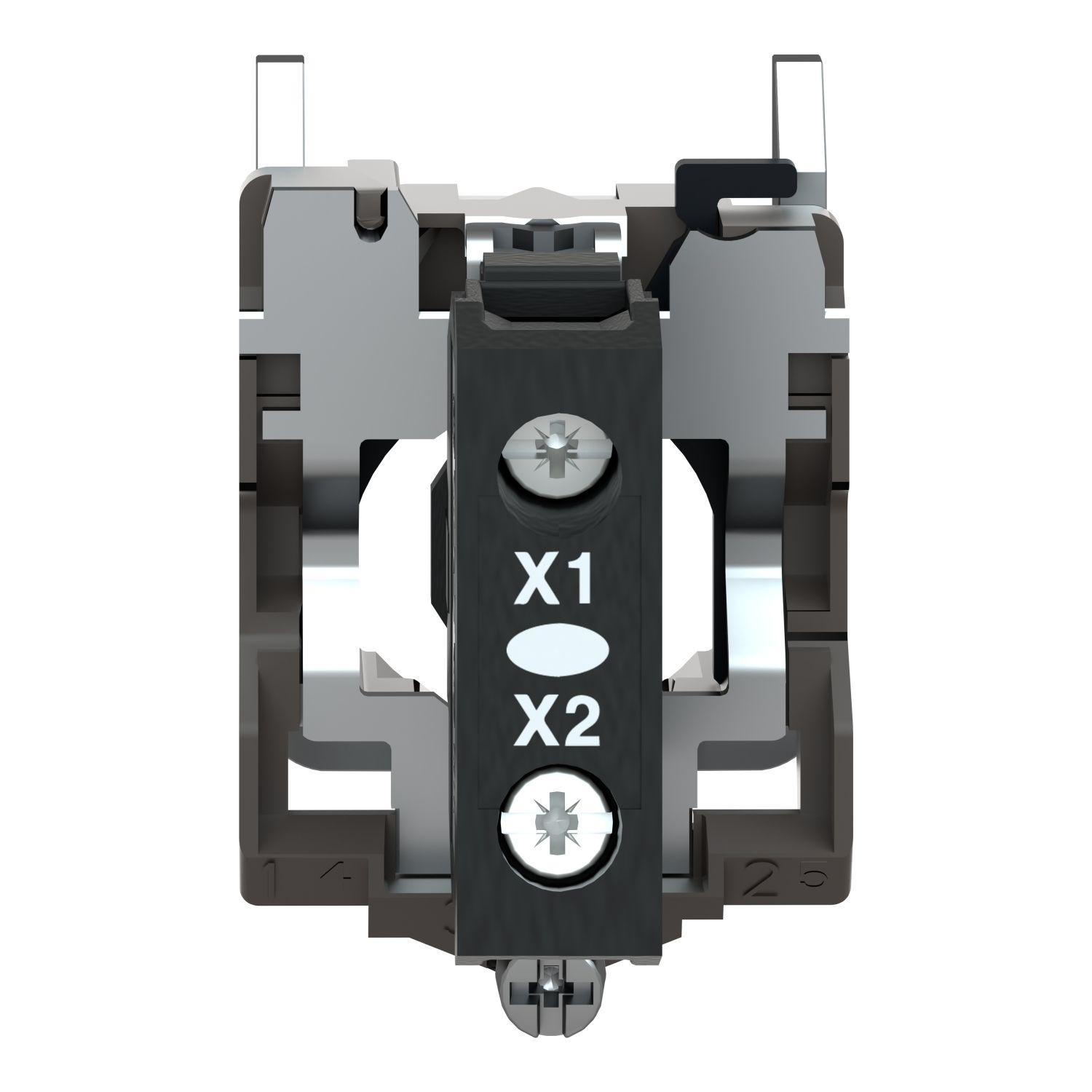 Picture of Light block with body fixing collar, Harmony XB4, metal, for BA9s bulb, lt 250V
