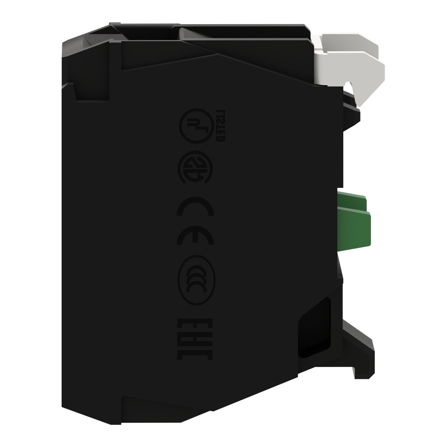 Picture of Single contact block, Harmony XB4, Harmony XB4, silver alloy, screw clamp terminal, 1NO