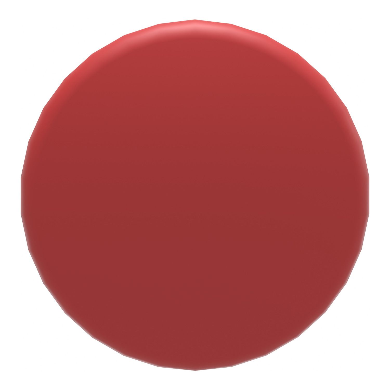 Picture of Head for non illuminated pushbutton, Harmony XB4, mushroom 40mm, metal, red, 22mm, spring return