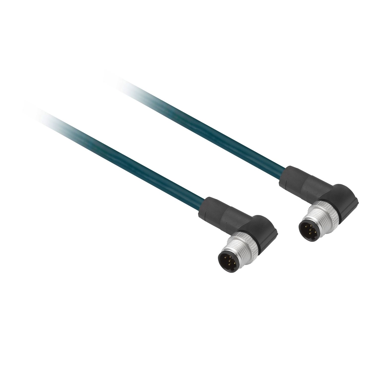 Picture of Input Output cable, Lexium 62, for digital Input Output module, M12 angled, 3m
