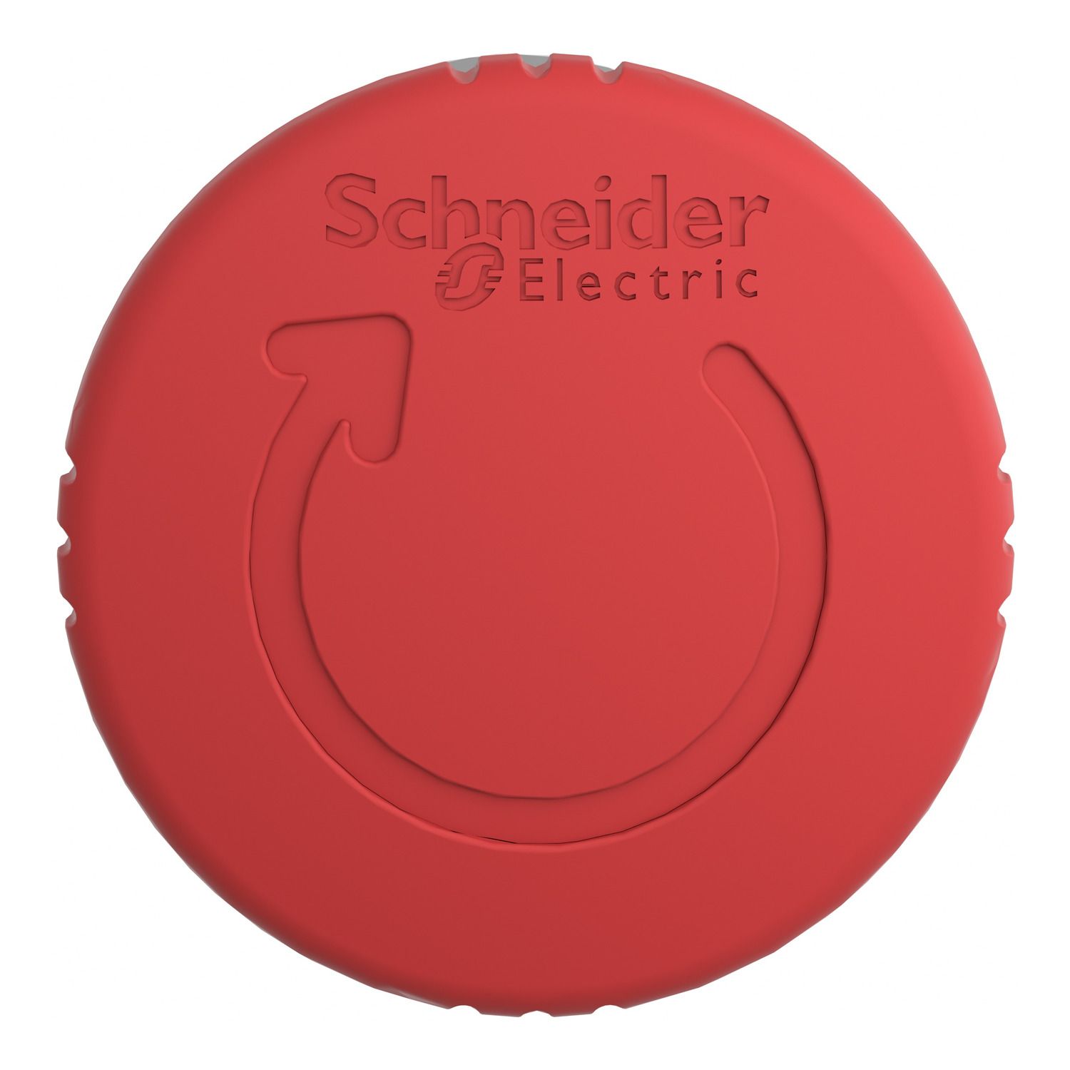 Picture of Emergency stop head, Harmony XB4, switching off, black metal, red mushroom 40mm, 22mm, trigger latching turn to release