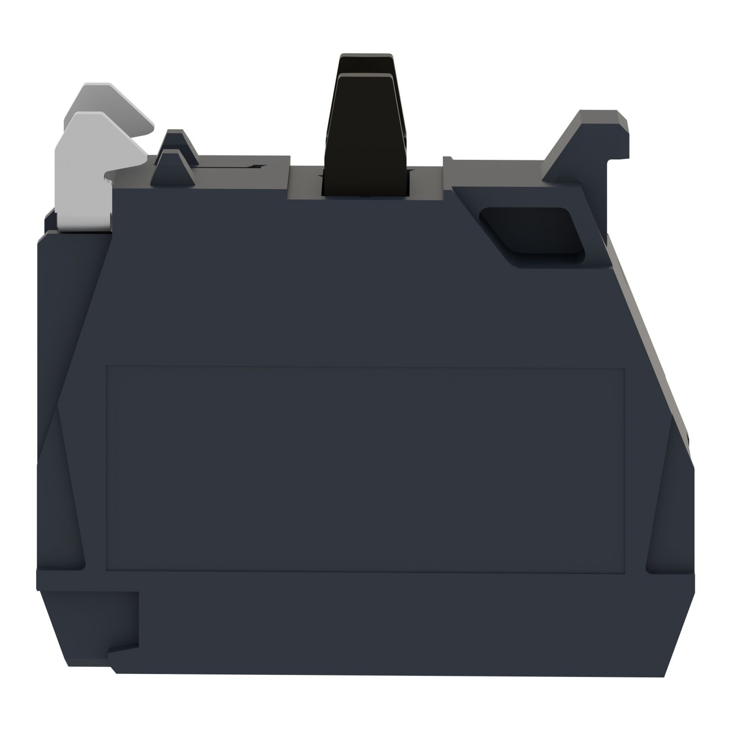 Picture of Single contact block, Harmony XB4, silver alloy, gold flashed, screw clamp terminal, 1NC