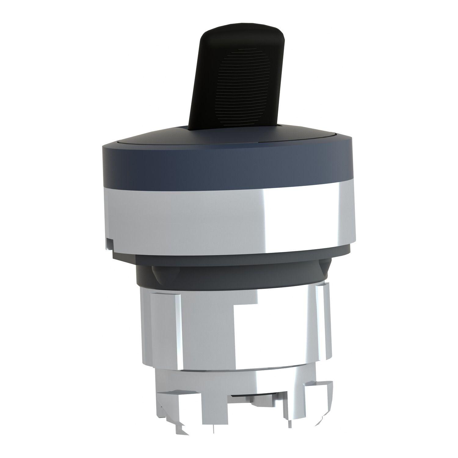 Picture of Toggle switch head, Harmony XB4, metal, black, 22mm, 2 positions, stay put