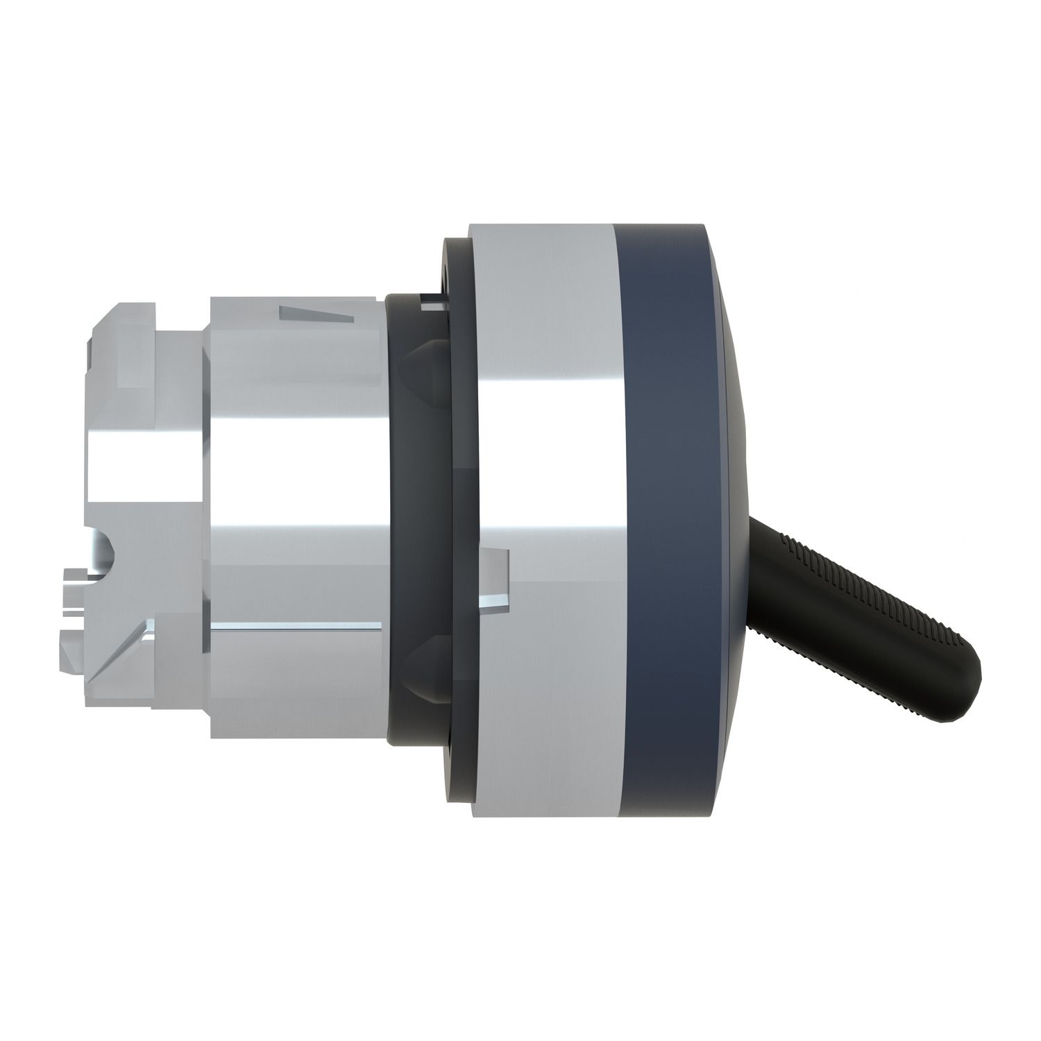 Picture of Toggle switch head, Harmony XB4, metal, black, 22mm, 2 positions, stay put