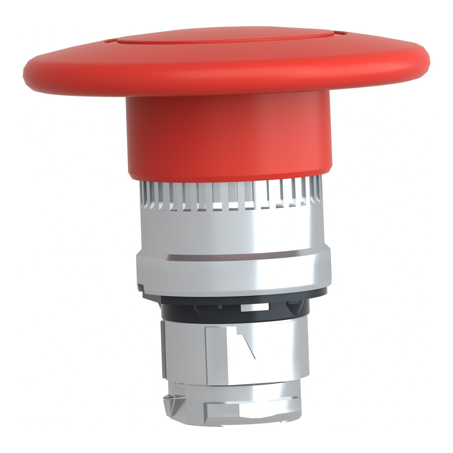 Picture of Emergency stop head, Harmony XB4, switching off, metal, red mushroom 60mm, 22mm, trigger latching turn to release