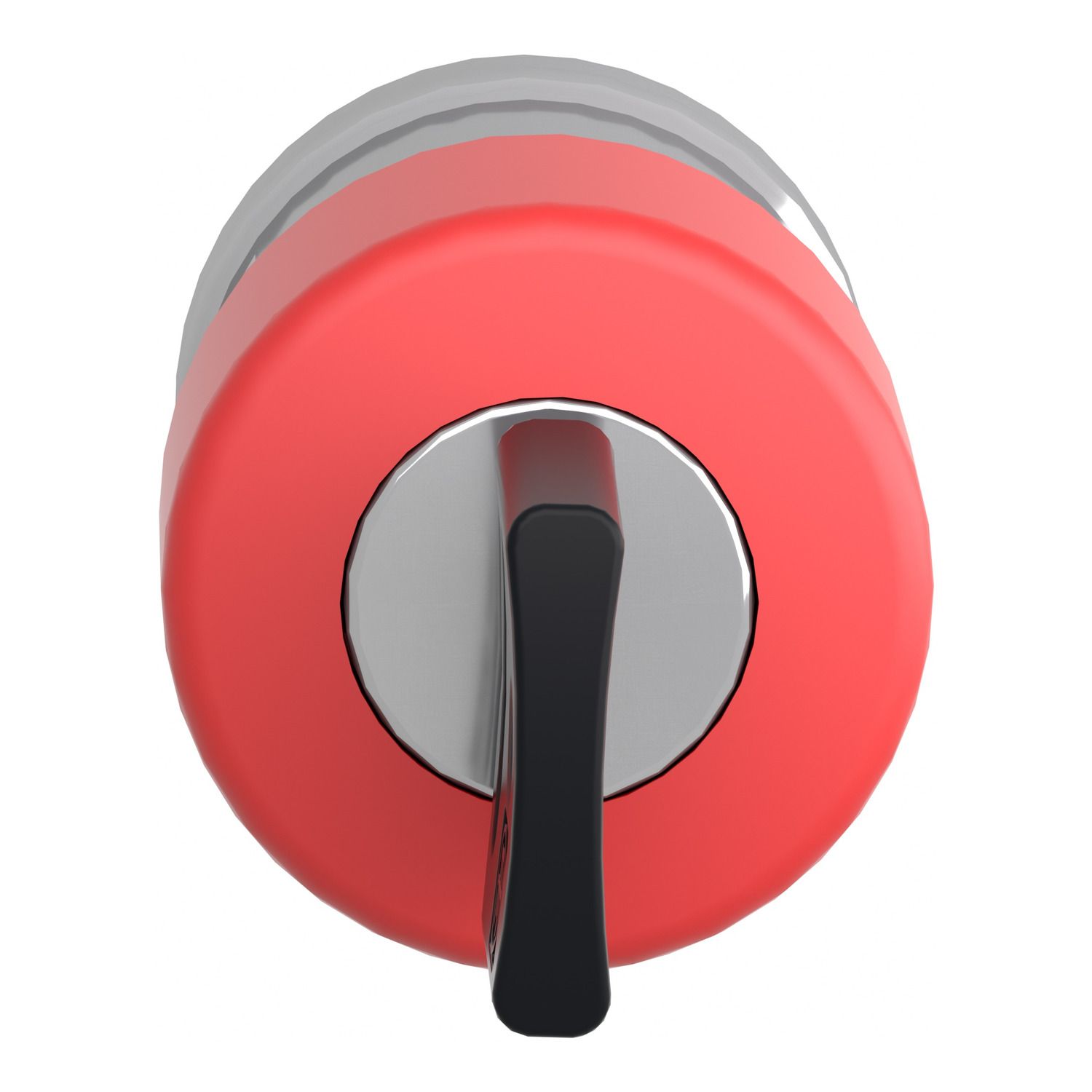 Picture of Emergency stop head, Harmony XB4, switching off, metal, red mushroom 30mm, 22mm, trigger latching key release