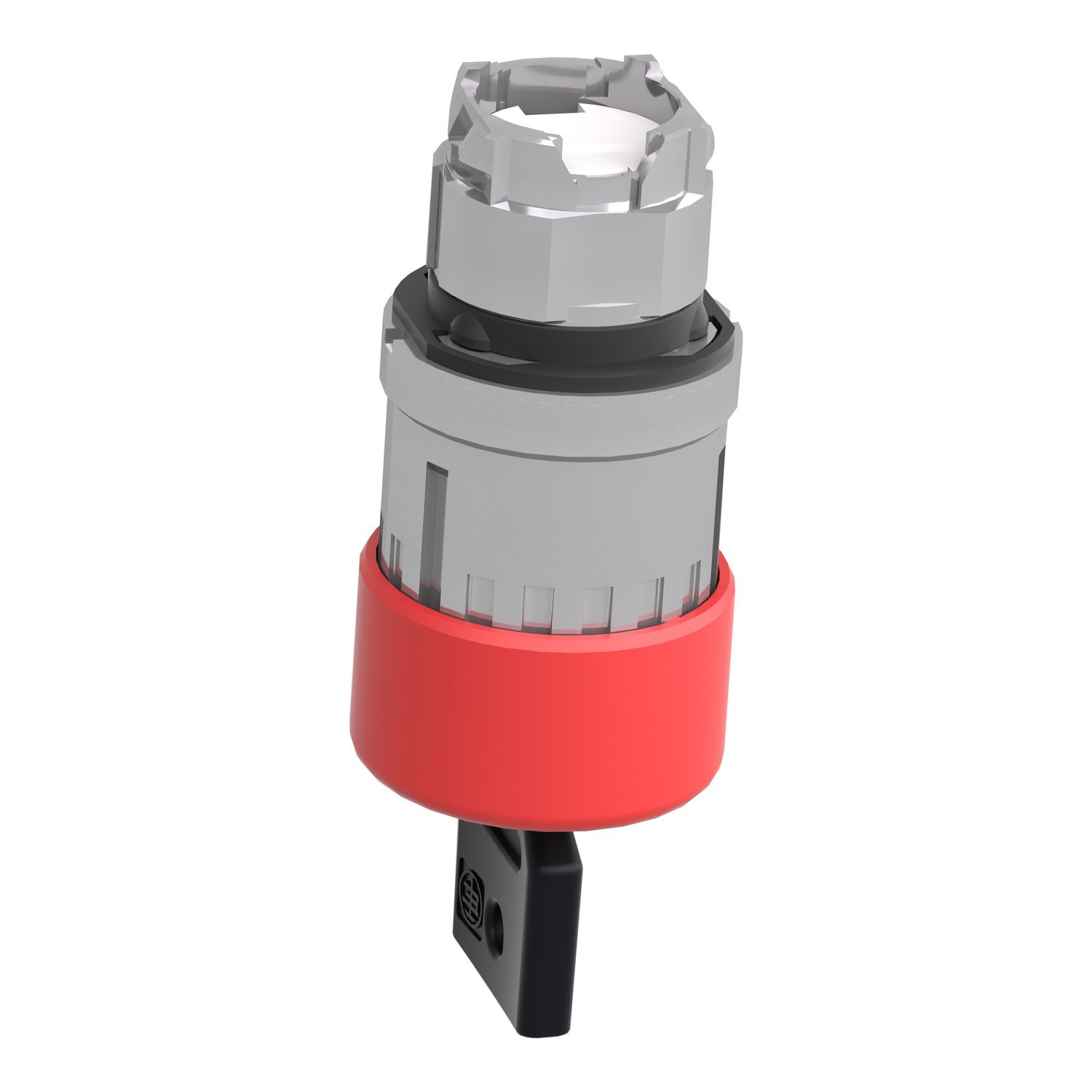 Picture of Emergency stop head, Harmony XB4, switching off, metal, red mushroom 30mm, 22mm, trigger latching key release