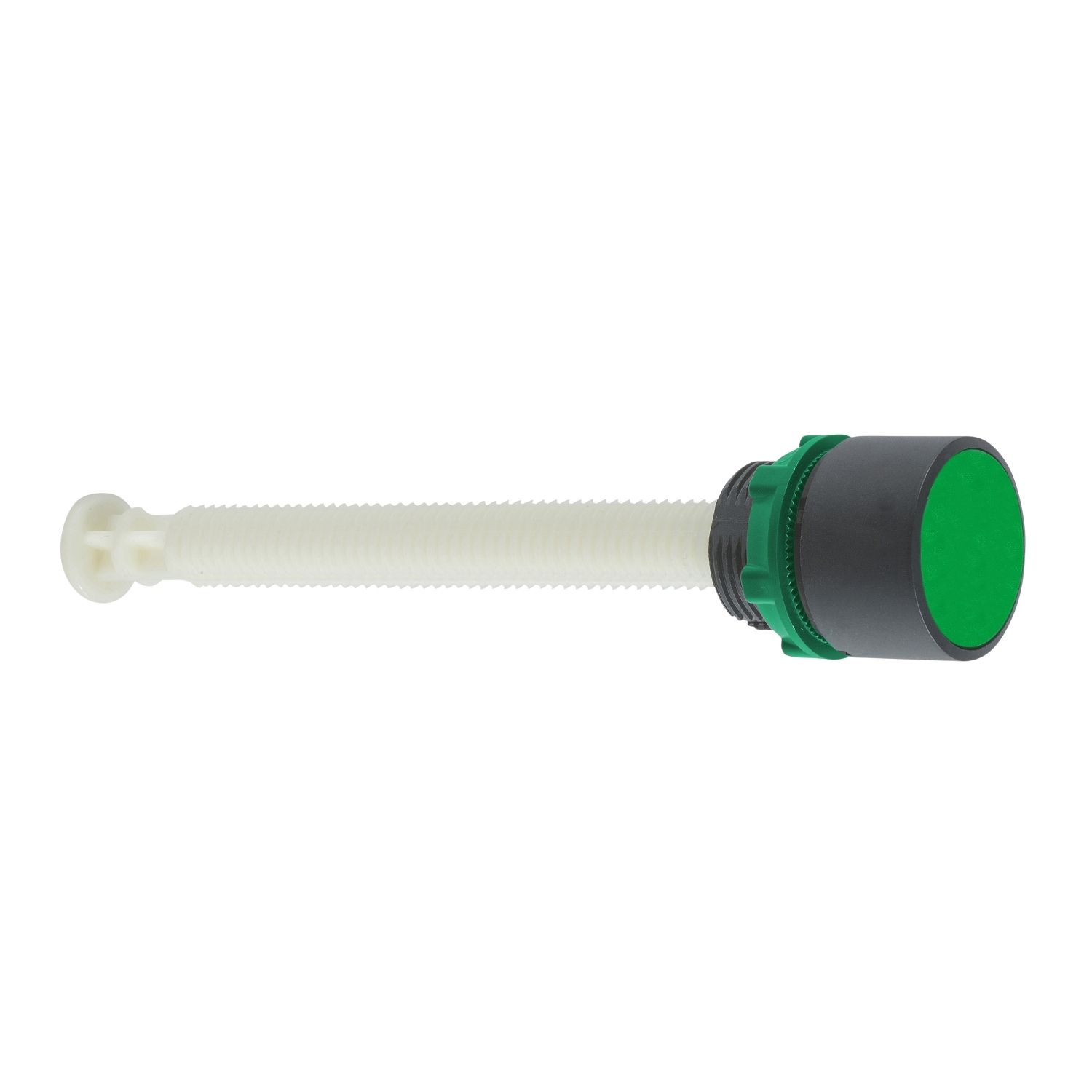 Picture of Manual overload reset push button, Harmony XB5, green flush, 22mm, for 17...120 mm actuation distance