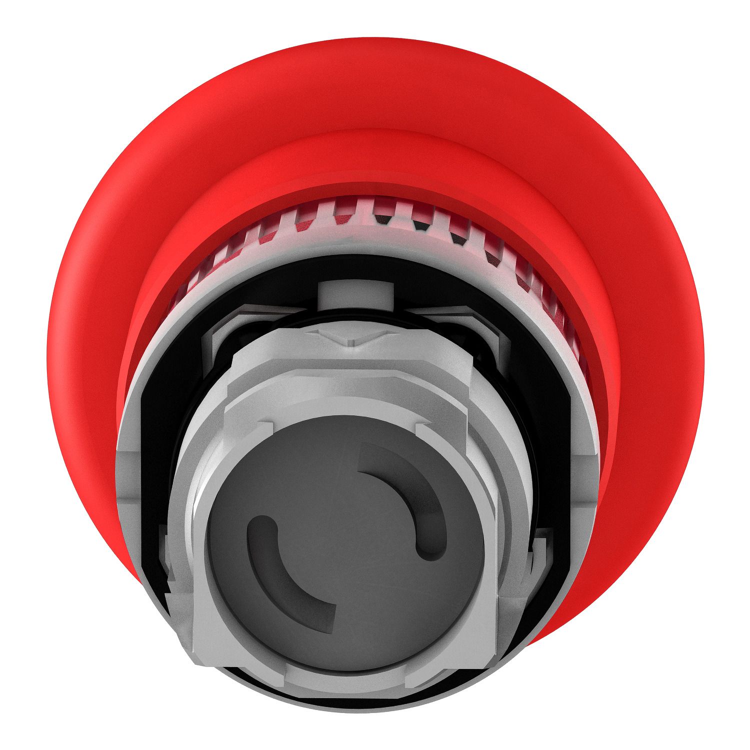 Picture of Emergency stop head, Harmony XB4, switching off, metal, red mushroom 40mm, 22mm, trigger latching push pull