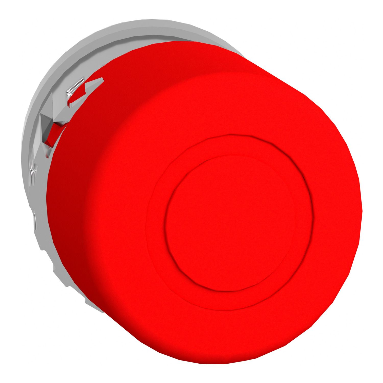 Picture of Emergency stop head, Harmony XB4, switching off, metal, red mushroom 30mm, 22mm, trigger latching push pull