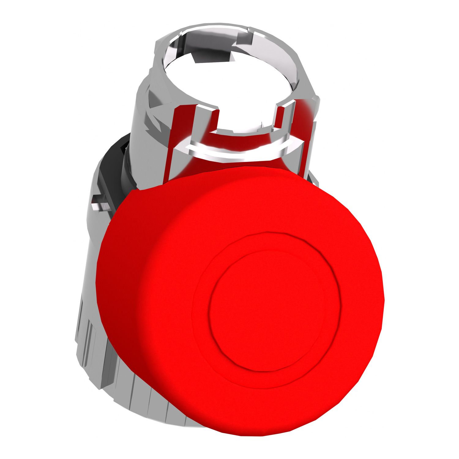 Picture of Emergency stop head, Harmony XB4, switching off, metal, red mushroom 30mm, 22mm, trigger latching push pull