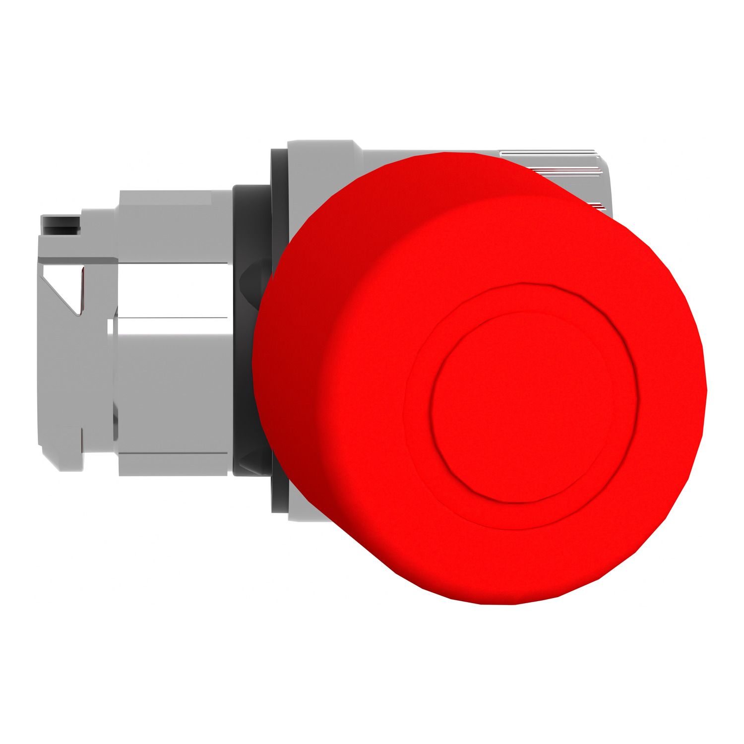 Picture of Emergency stop head, Harmony XB4, switching off, metal, red mushroom 30mm, 22mm, trigger latching push pull