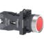 Picture of Complete push button, Easy Harmony XA2, plastic, flush, red, 22mm, push push, unmarked, 1NC