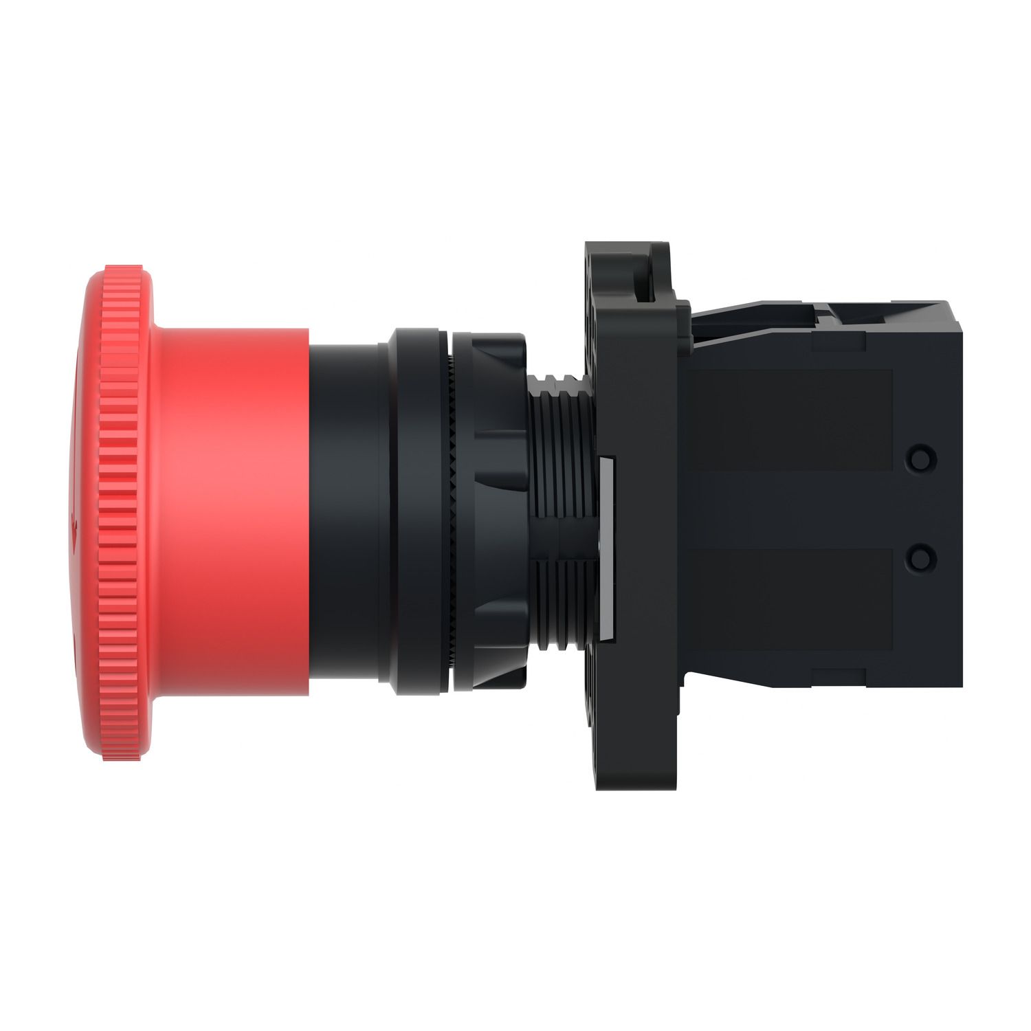 Picture of Complete emergency switching off push button, Easy Harmony XA2, plastic, red mushroom 40mm, 22mm, turn to release, 1NC