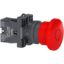 Picture of Complete emergency switching off push button, Easy Harmony XA2, plastic, red mushroom 40mm, 22mm, push pull, 1NC