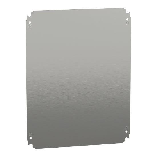 Picture of Plain mounting plate H500xW400mm made of galvanised sheet steel