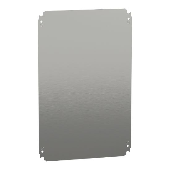 Picture of Plain mounting plate H600xW400mm made of galvanised sheet steel