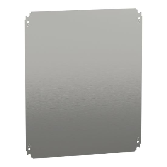 Picture of Plain mounting plate H500xW600mm made of galvanised sheet steel