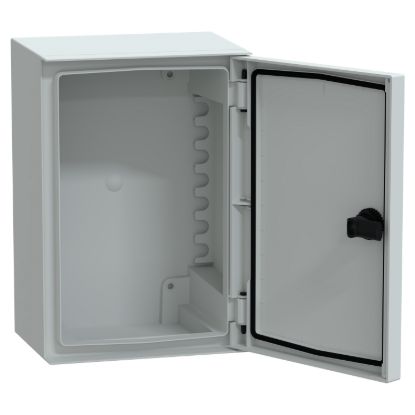 Picture of Wall mounted ABS + PC enclosure, Thalassa, Thalassa PLM, plain door, 310x215x160mm, IP66, IK10, RAL 7035