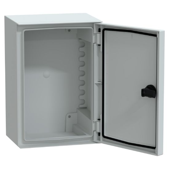 Picture of Wall mounted ABS + PC enclosure, Thalassa, Thalassa PLM, plain door, 310x215x160mm, IP66, IK10, RAL 7035