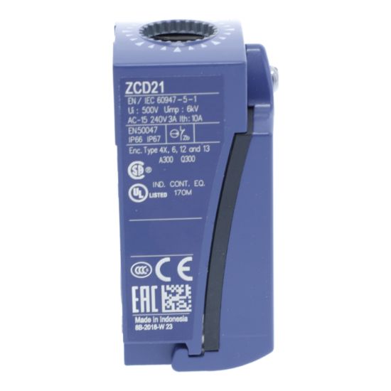 Picture of Limit switch body, Limit switches XC Standard, ZCD, compact, 2 NO, slow break