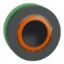 Picture of Head for illuminated push button, Harmony XB5, plastic, orange flush mounted, 30mm, universal LED, illuminated ring