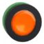 Picture of Head for pilot light, Harmony XB5, antimicrobial, plastic, orange, 30mm, universal LED, plain lens