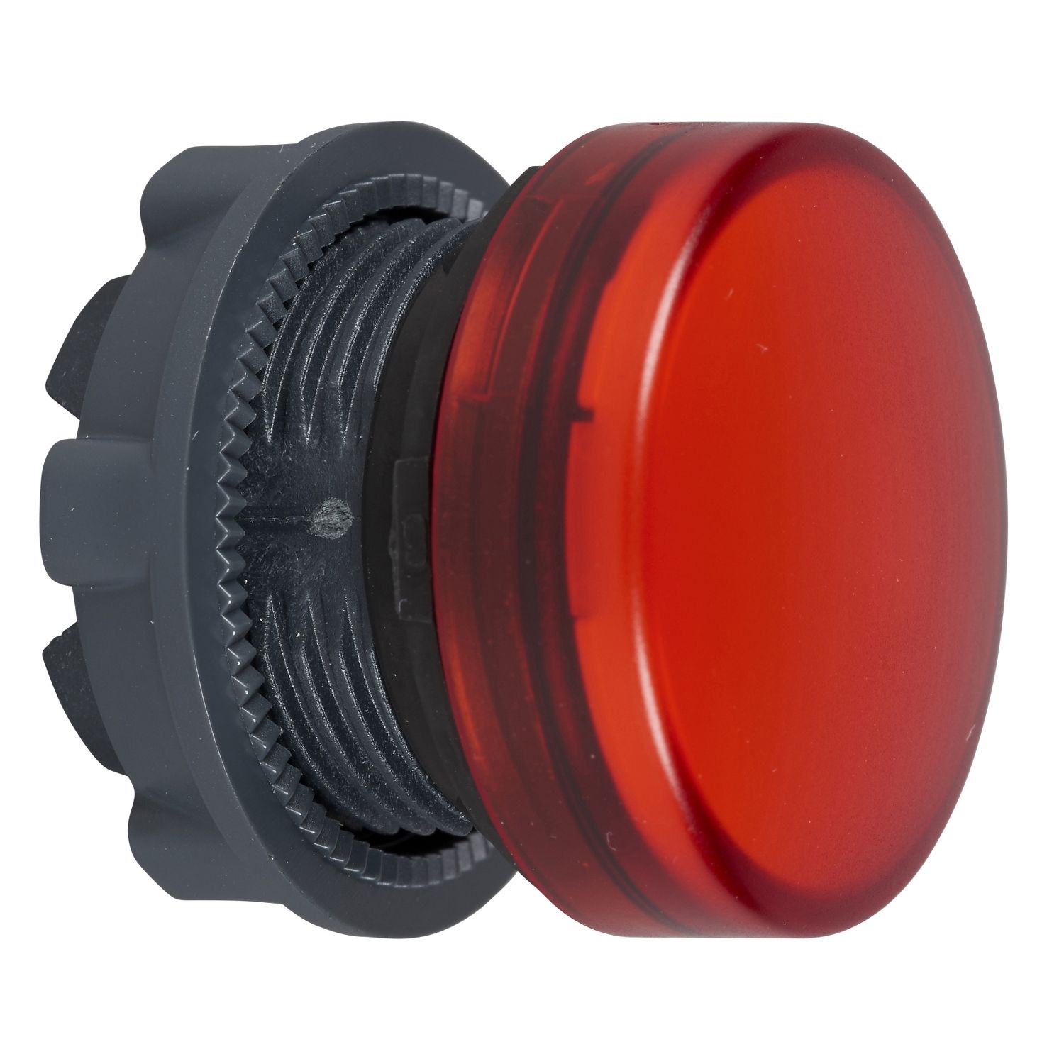 Picture of Head for pilot light, Harmony XB5, metal, red, 22mm, plain lens for BA9s bulb