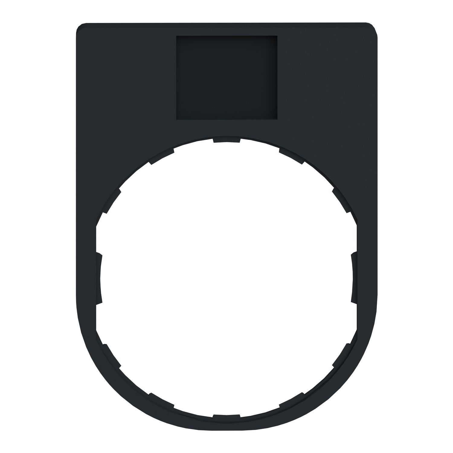 Picture of Legend holder 30x40mm, Harmony XB4, plastic, with legend 8x27mm, marked ON