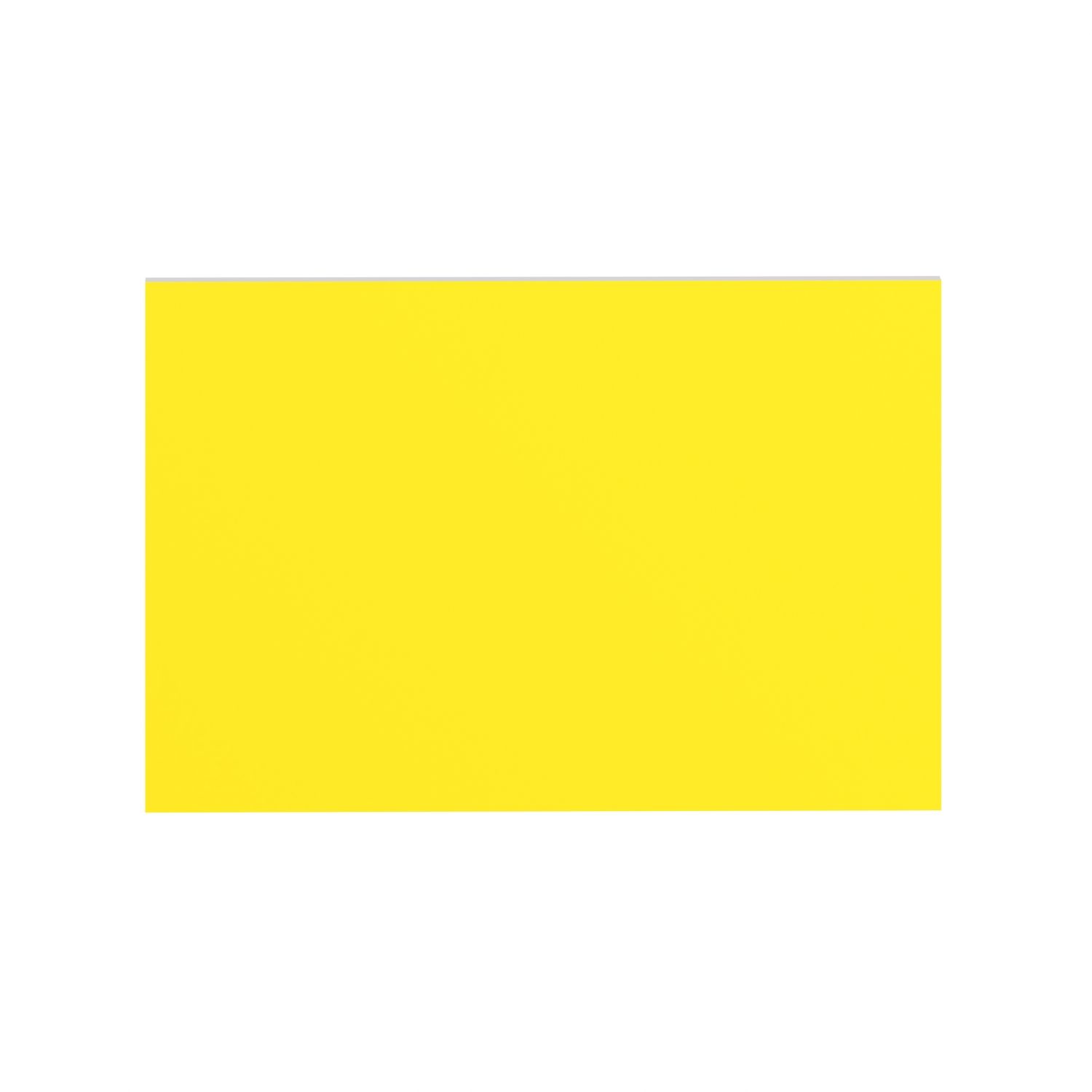 Picture of Unmarked legend 18x27mm for legend holder 30x50mm, Harmony XB4, 1 white side, 1 yellow side