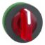 Picture of Head for illuminated selector switch, Harmony XB5, plastic, red handle, universal LED, 3 positions, left to center